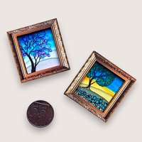 2 Tiny Original Paintings