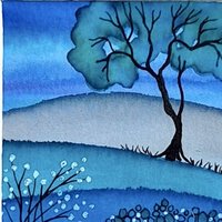  Tiny Original Painting (Framed) 