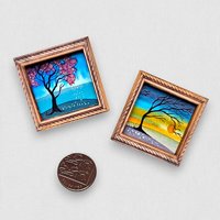 2 Tiny Original Paintings