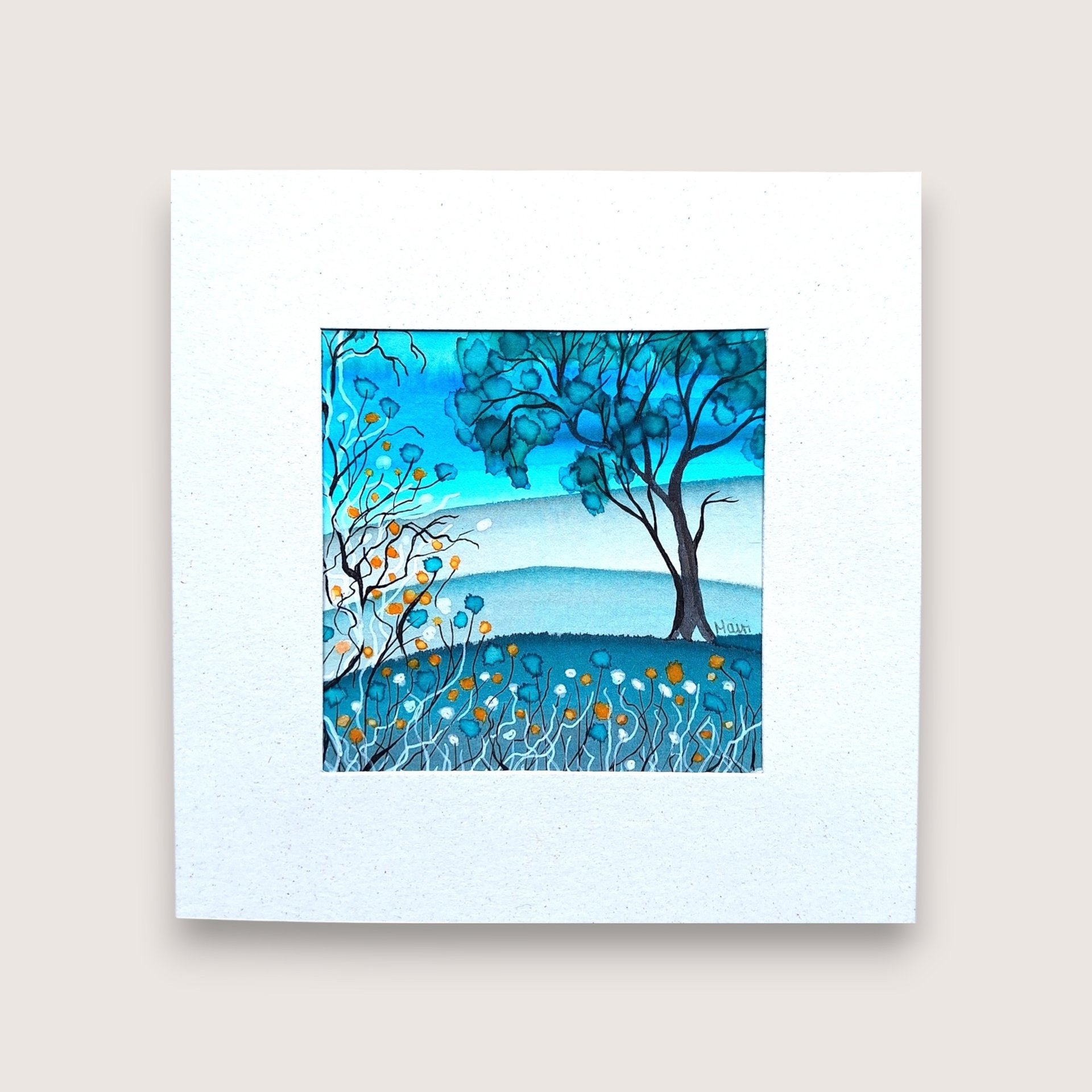 Mini Original Painting/ Card