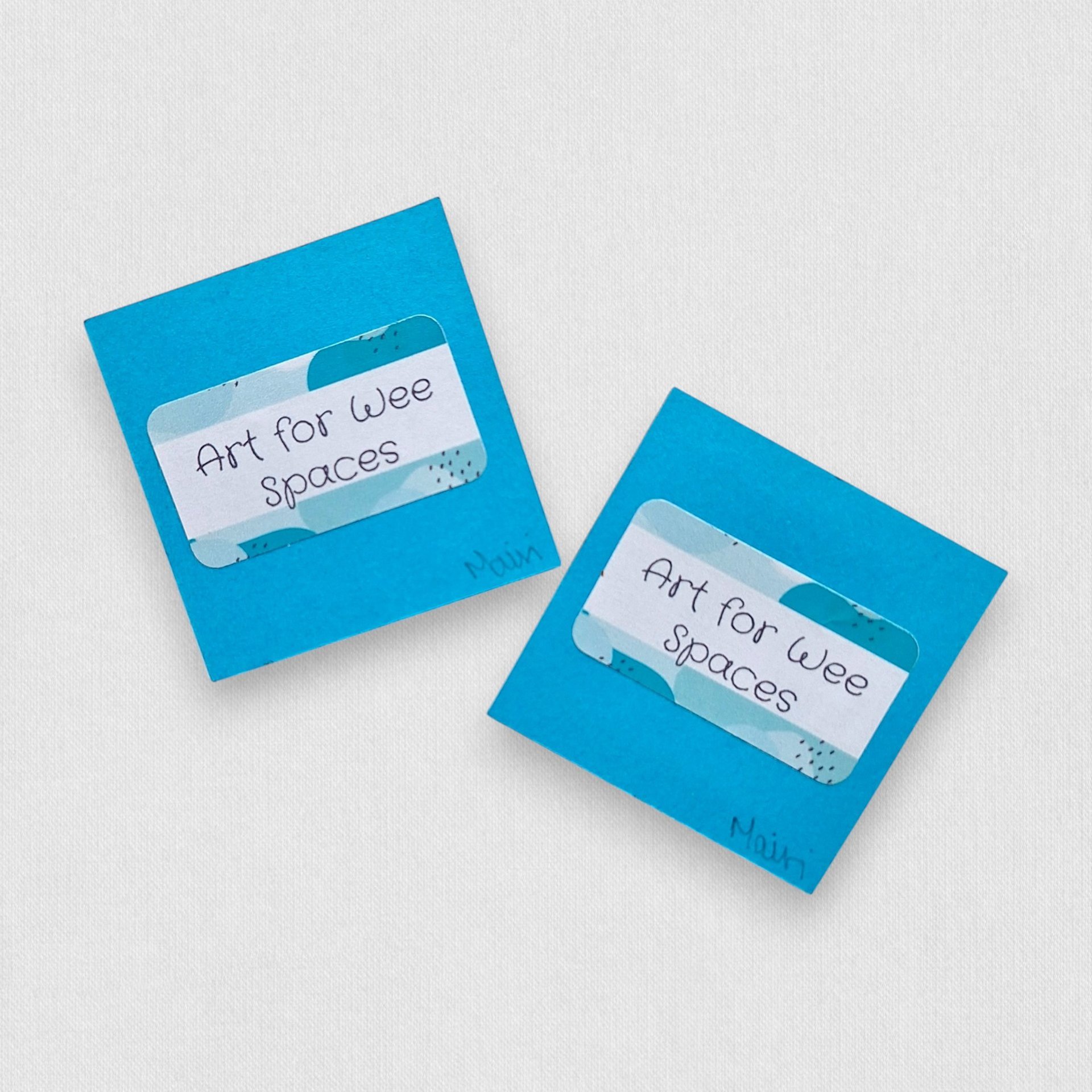 2 Tiny Original Paintings